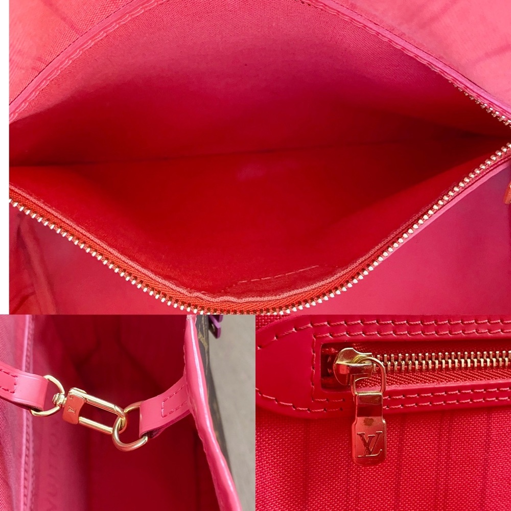 🦩FLAMINGO NEVERFULL MM W/ POUCH!🦩 RARE New Bag! - Picture 9 of 16